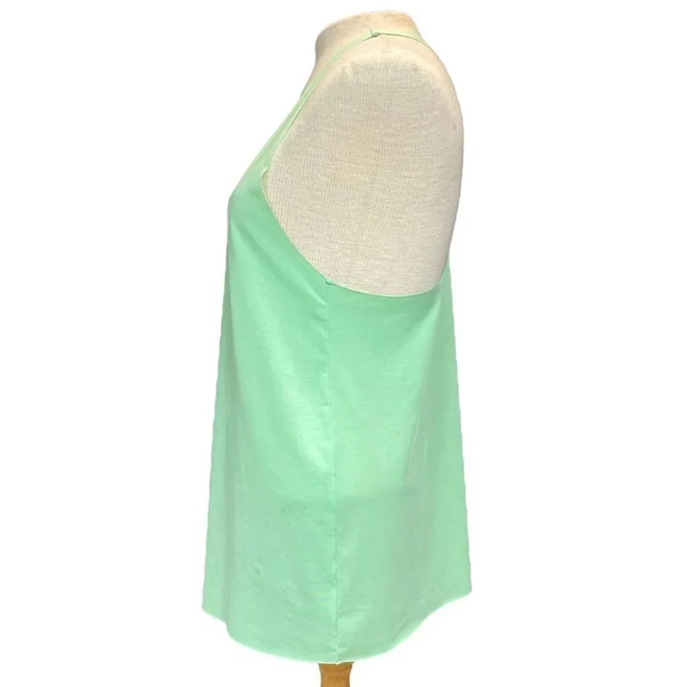 LORNA Jane ‘Easy To Wear’ Active Run Tank in Mint Sorbet Marl Size Medium